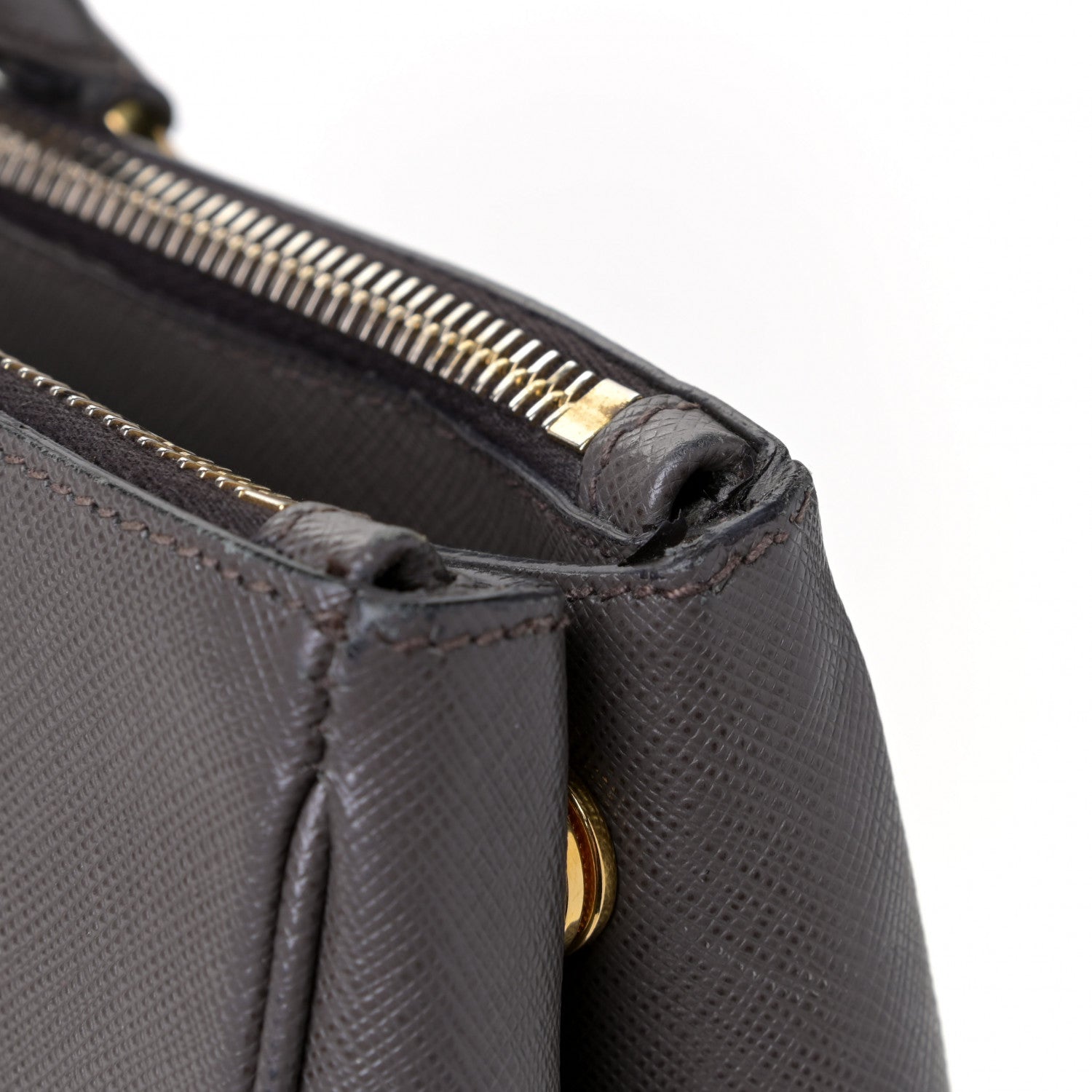 Prada Saffiano Lux Large Galleria Double Zip Tote Grafite 20 of 20