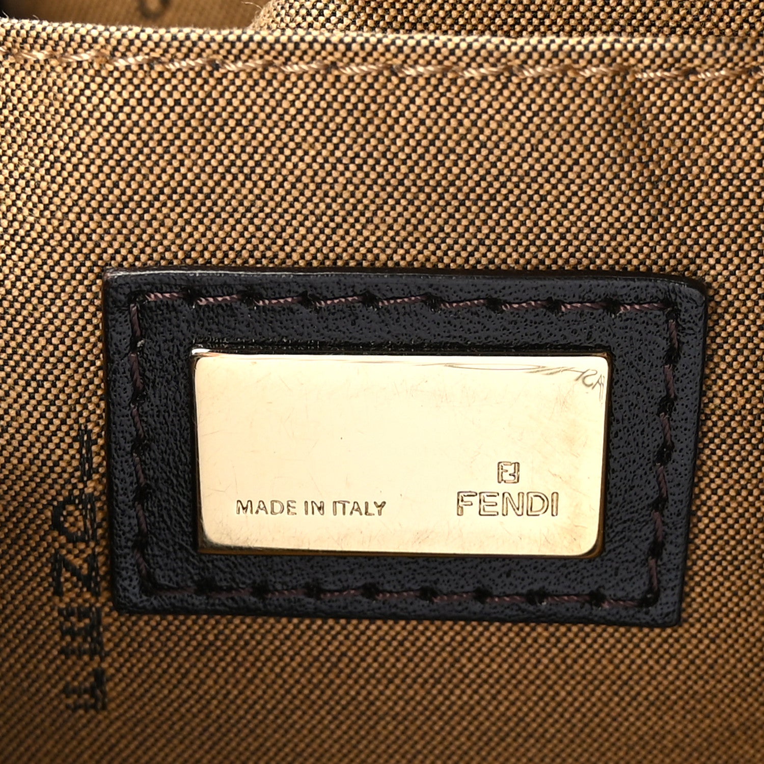 Fendi Zucca Cuoio Lucido Large Chef Boston Tobacco Moro 7 of 11
