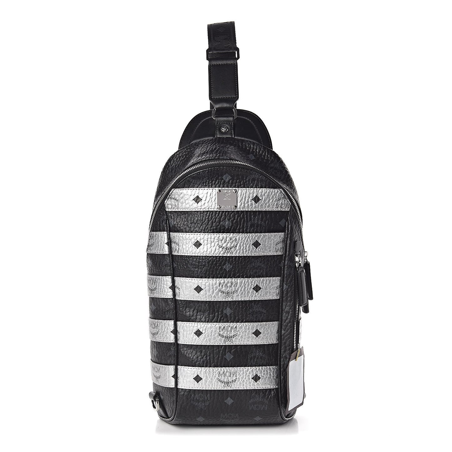 Visetos Spot Medium Sling Bag Black Silver