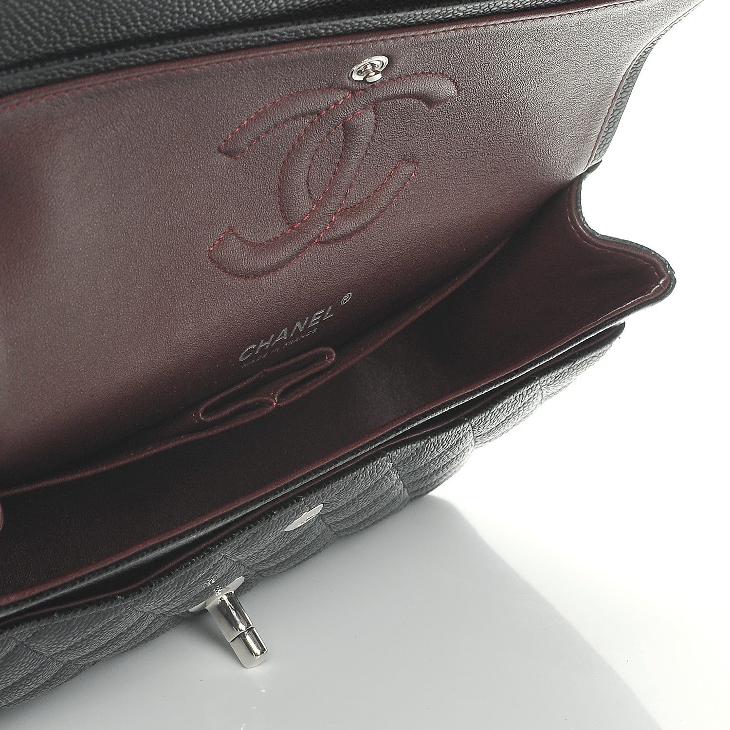 Chanel Caviar Quilted Medium Double Flap Black 5 of 8