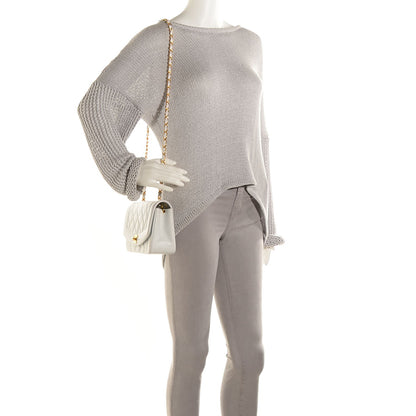 Chanel Quilted Lambskin Small Single Flap White 2 of 8