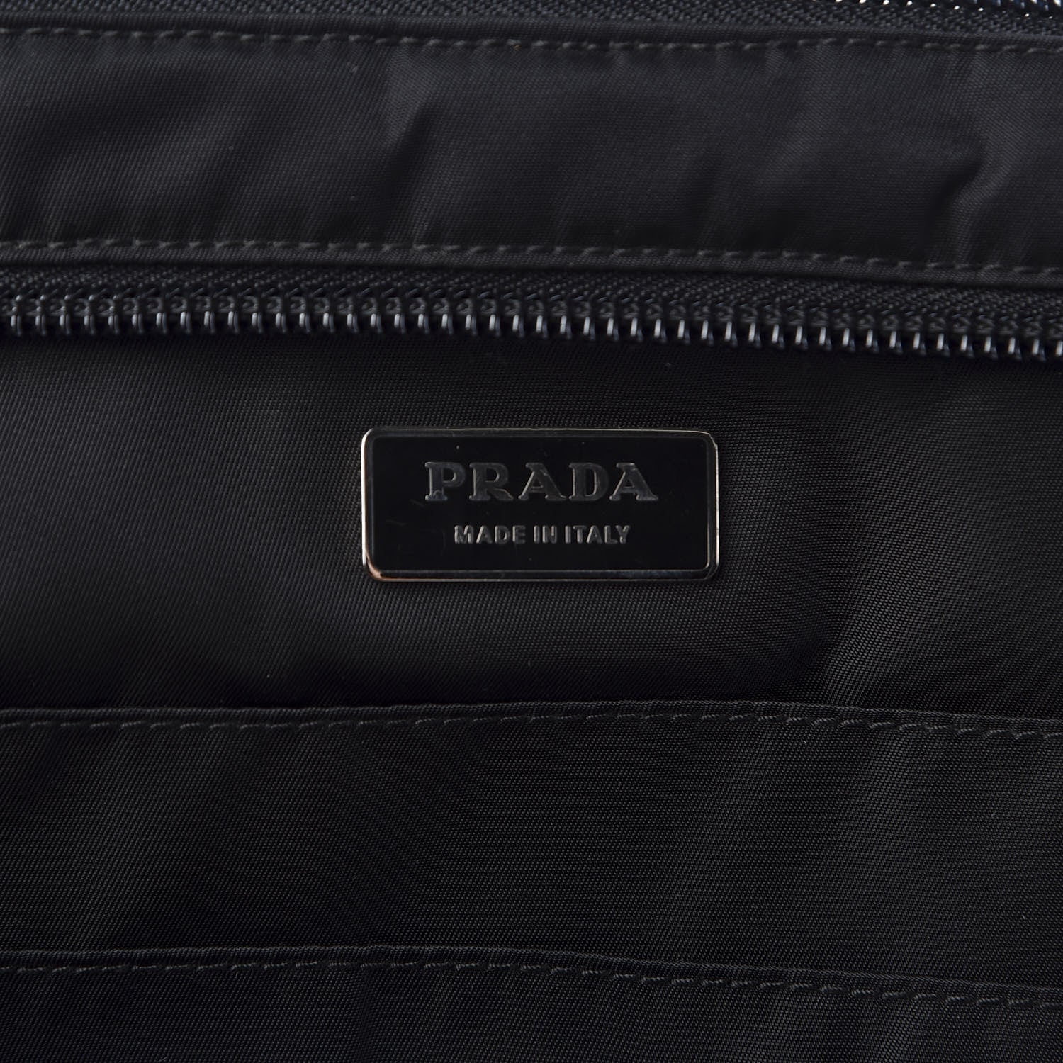 Prada Tessuto Nylon Travel Bag Black 8 of 10