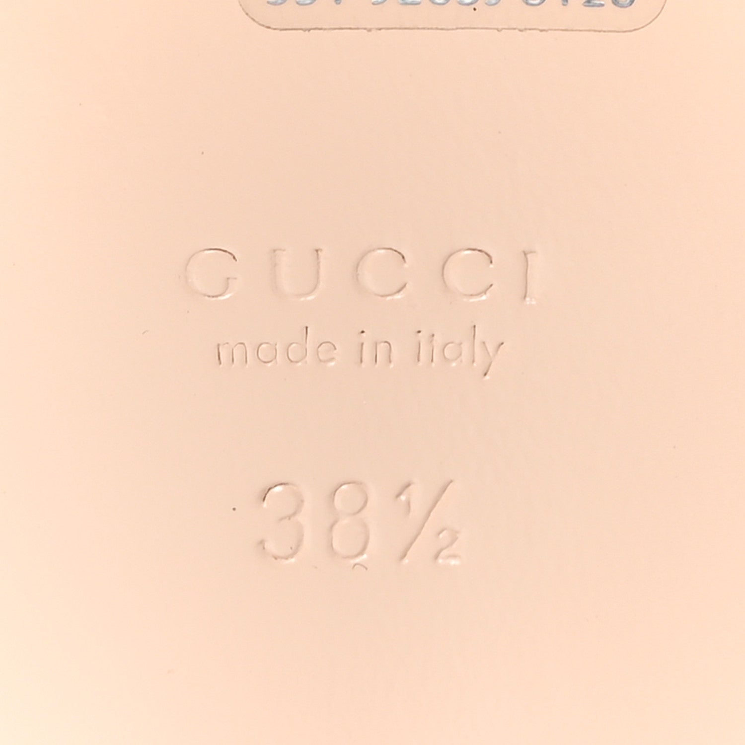 Gucci Monogram Jumbo GG Malaga Kid Womens Princetown Slippers 38.5 Camel Ebony New Acero Beige 7 of 10