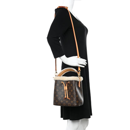 Louis Vuitton Monogram Shearling Cozygram Neonoe BB 2 of 11