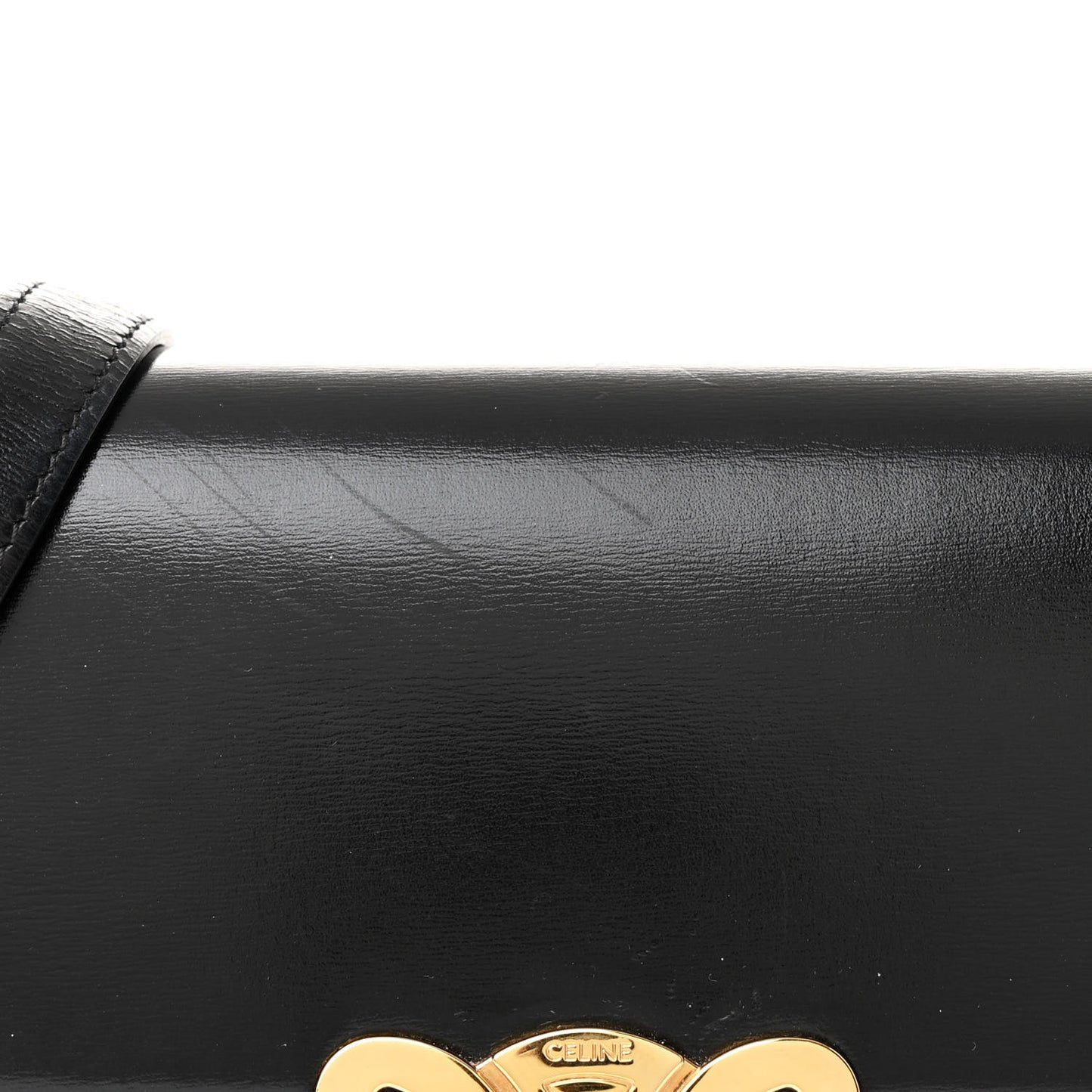 Shiny Calfskin Teen Triomphe Black