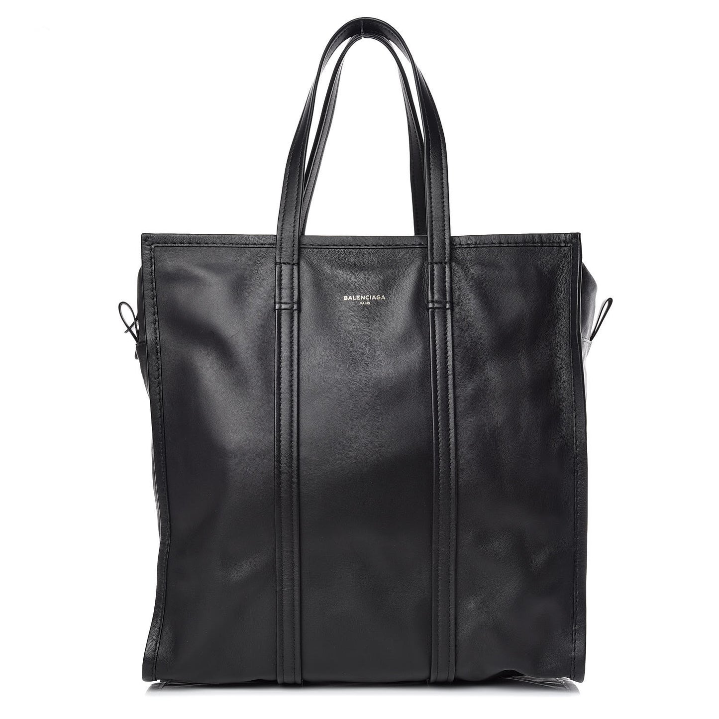 Agneau Medium Bazar Shopper Tote Black
