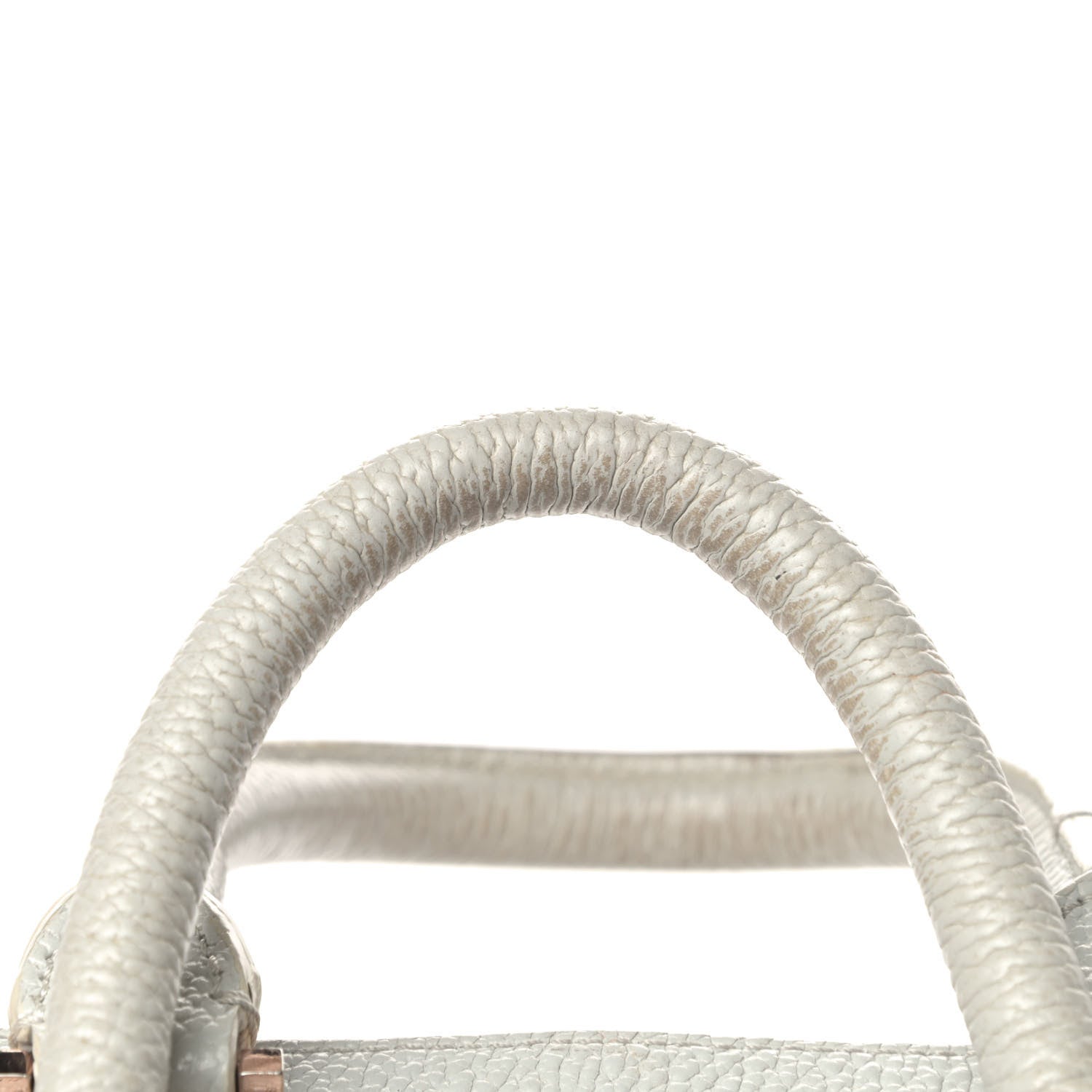 Alexander Wang Pebbled Calfskin Small Emile Grey Rose Gold Hardware 10 of 10