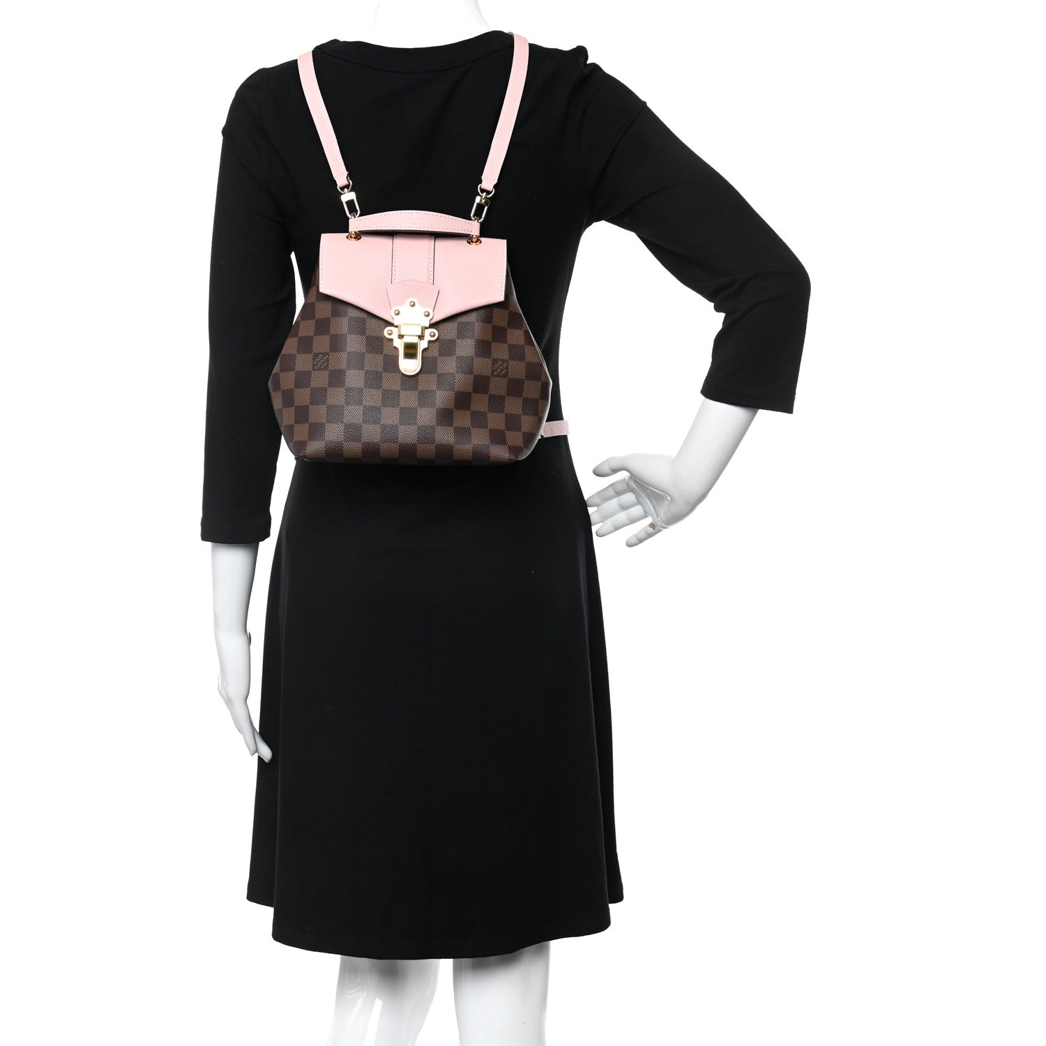 Louis Vuitton Damier Ebene Clapton Backpack Magnolia 2 of 9