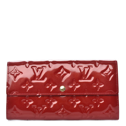 Louis Vuitton Vernis Sarah Wallet Pomme D'Amour 1 of 8