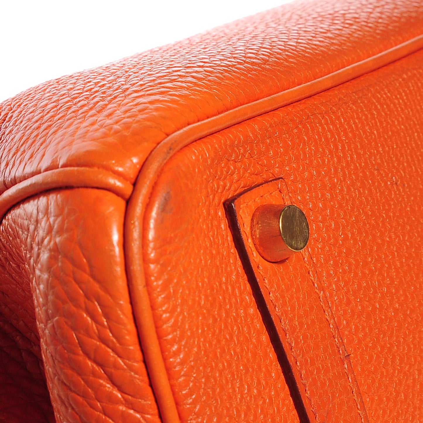 Togo Birkin 35 Orange