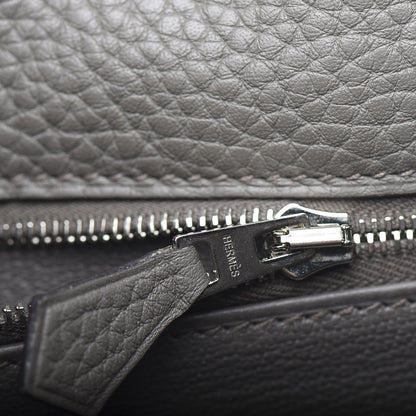 Hermes Taurillon Clemence Kelly Retourne 35 Etain 14 of 30