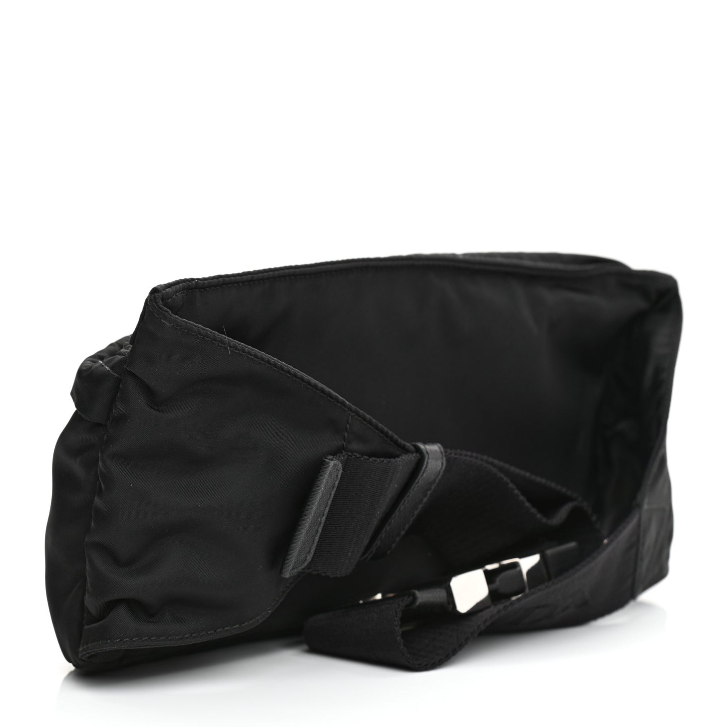 Tessuto Nylon Montagna Belt Bag Black