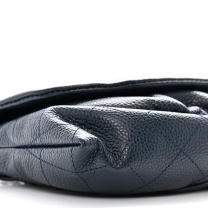 Chanel Caviar Half Moon Wallet On Chain WOC Marine 10 of 14