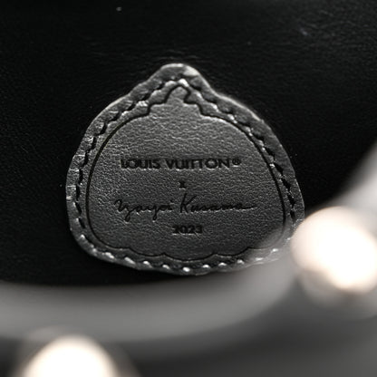 Louis Vuitton LV X YK Calfskin Brass Metal Dots Side Trunk Black 6 of 11