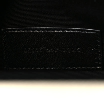 Saint Laurent Grain De Poudre Matelasse Chevron Cassandre Envelope Chain Wallet Crema Soft 7 of 8