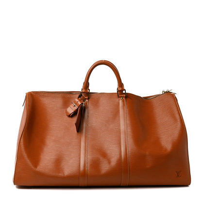 Louis Vuitton Epi Keepall 55 Cipango 1 of 10