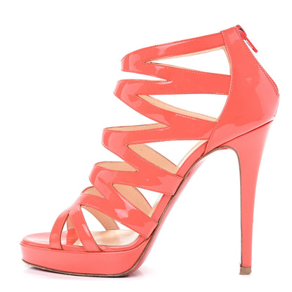 Christian Louboutin Patent Fernando 120 Sandals 40 1 of 10