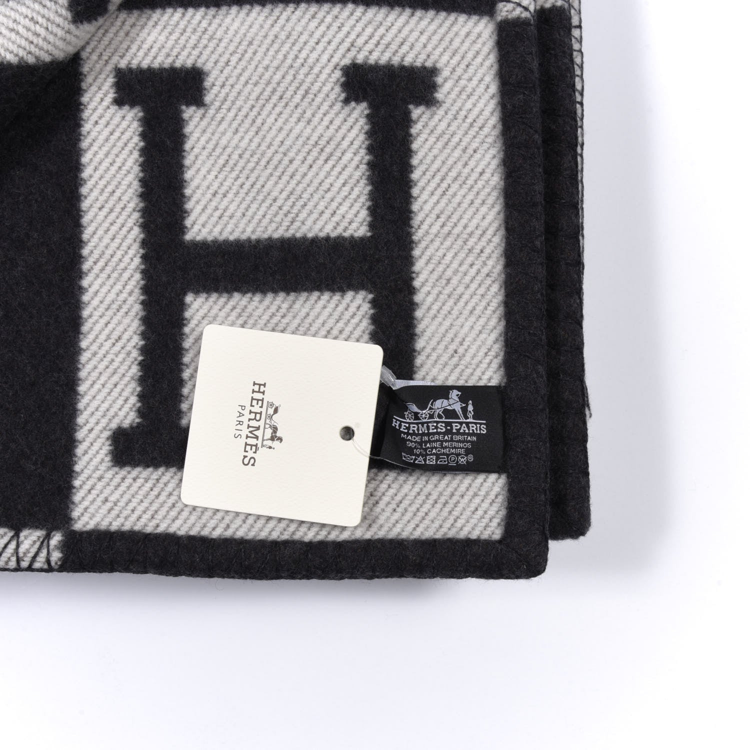 Hermes Togo Box Reversible Quizz H 32mm Belt 105 Etoupe and Noir 7 of 7