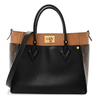 Louis Vuitton Calfskin Monogram On My Side Black 1 of 9