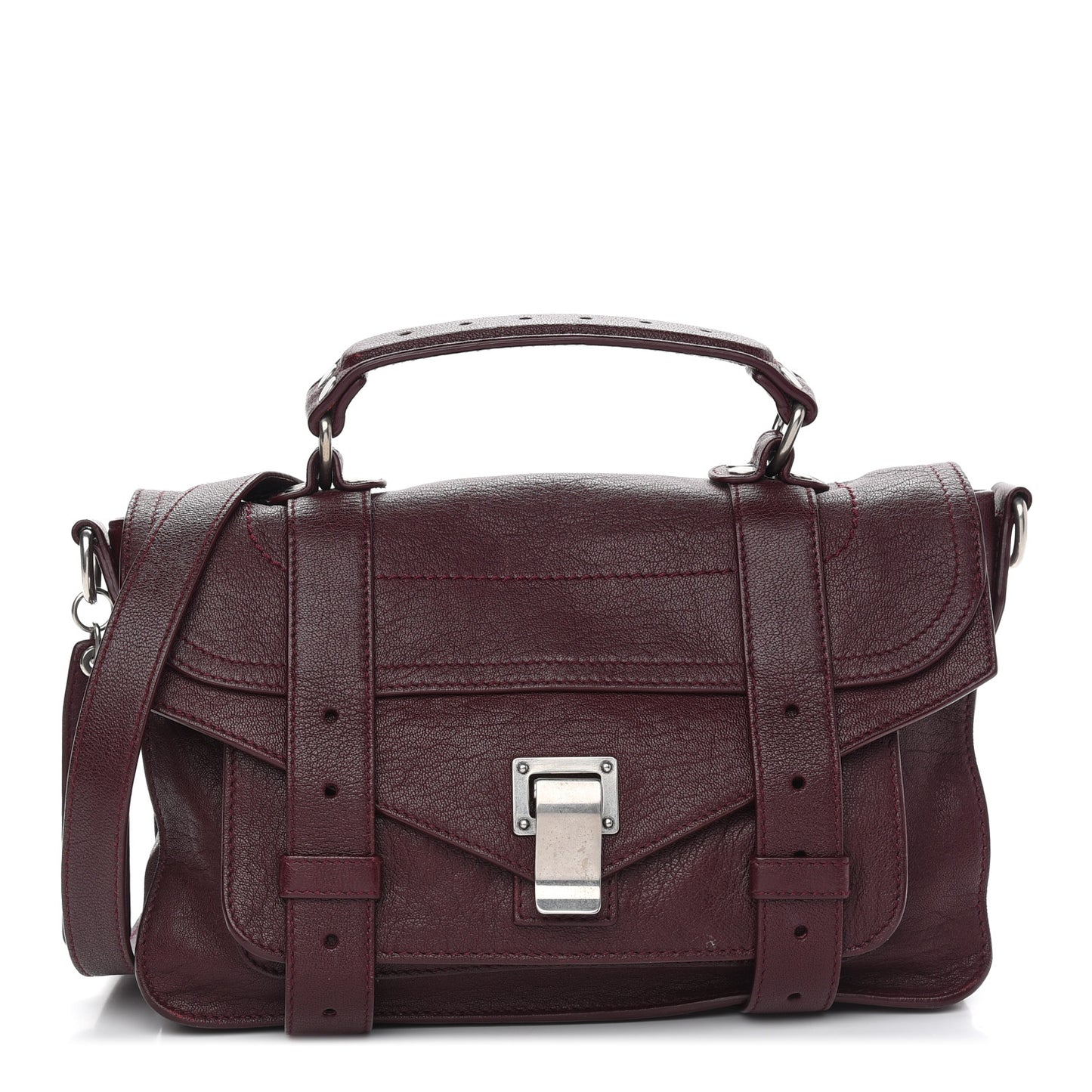 Lambskin Tiny PS1 Satchel Oxblood