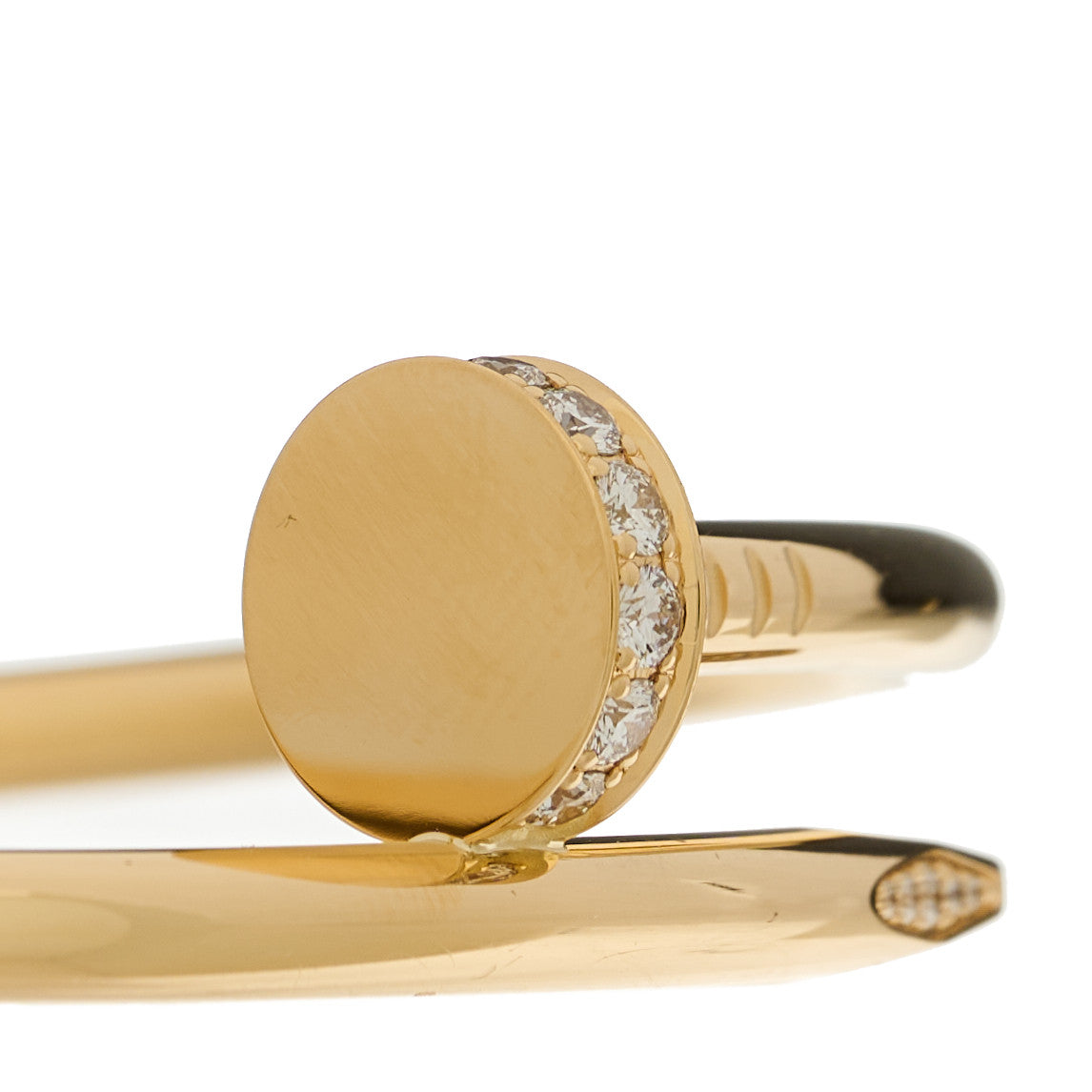 18K Yellow Gold Diamond Juste Un Clou Bracelet 18