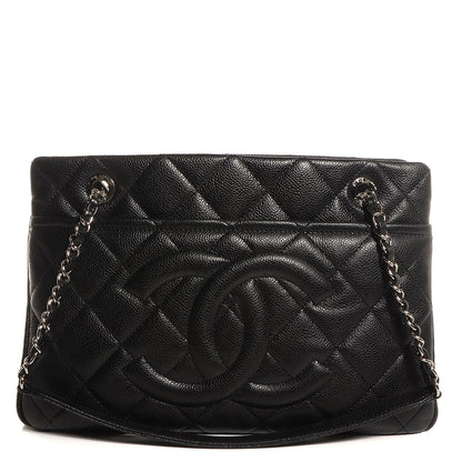 Chanel Caviar CC Timeless Tote Black 1 of 8