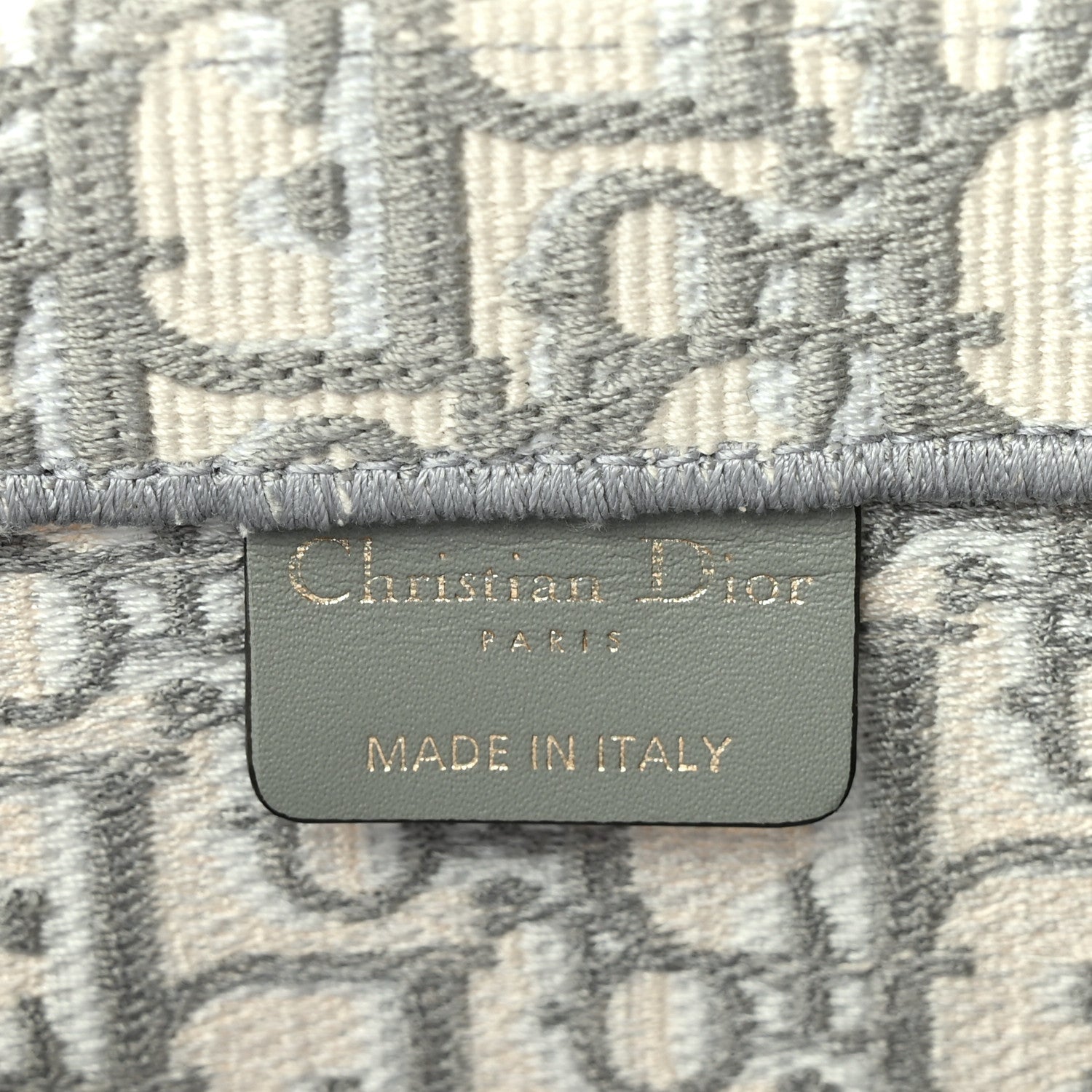 Christian Dior Oblique Medium Book Tote Grey 6 of 9