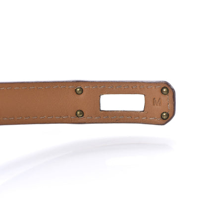 Hermes Barenia Kelly Double Tour Bracelet M Fauve 5 of 5