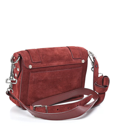 Proenza Schouler Suede PS1 Mini Pouch Messenger Bag Midnight Plum 3 of 13