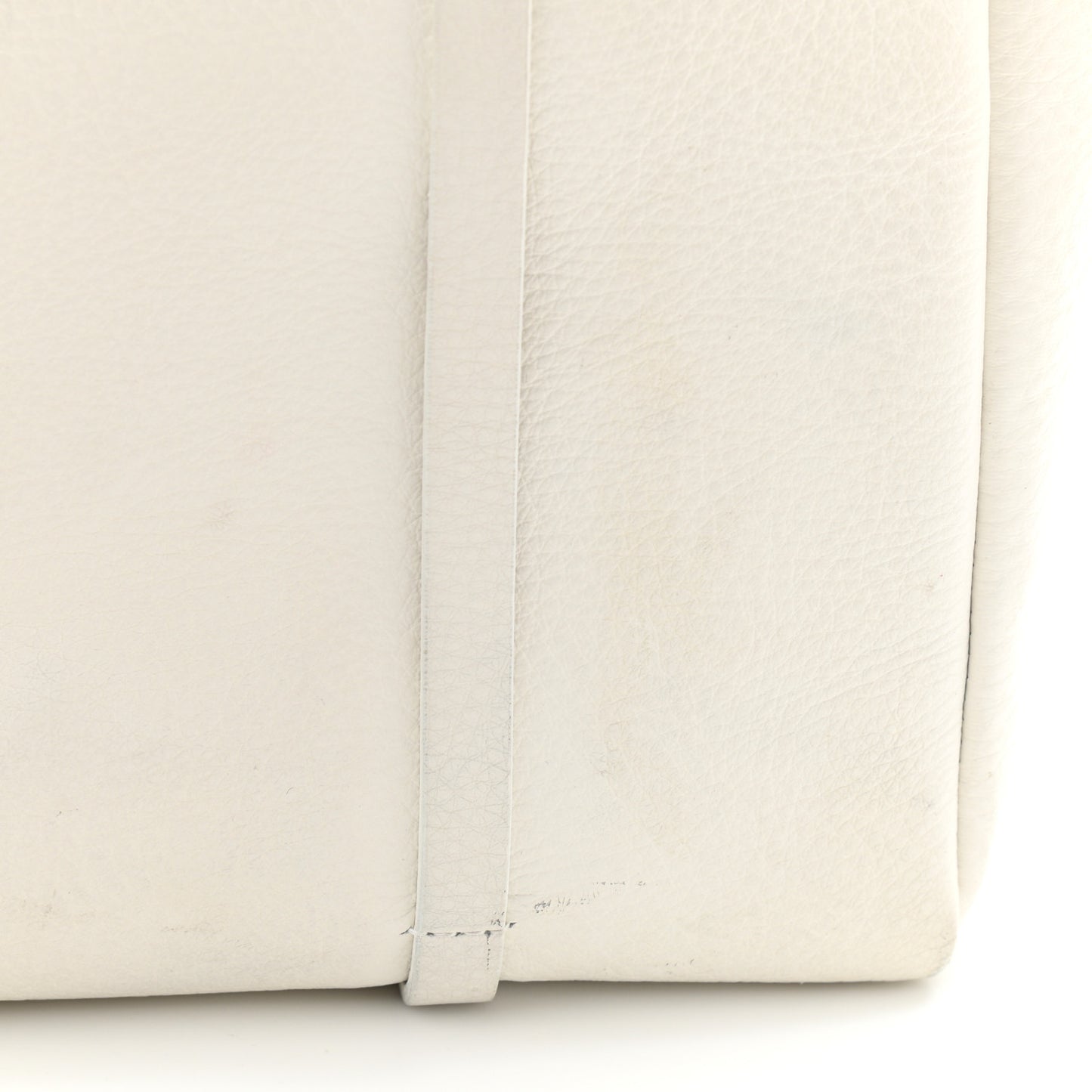Smooth Calfskin Double Sided Small Everyday Tote Optic White Black