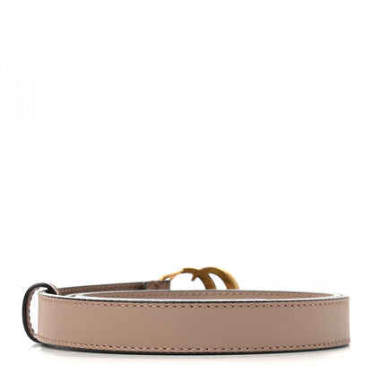 Gucci Calfskin Double G 20mm Belt 85 34 Porcelain Rose 2 of 6