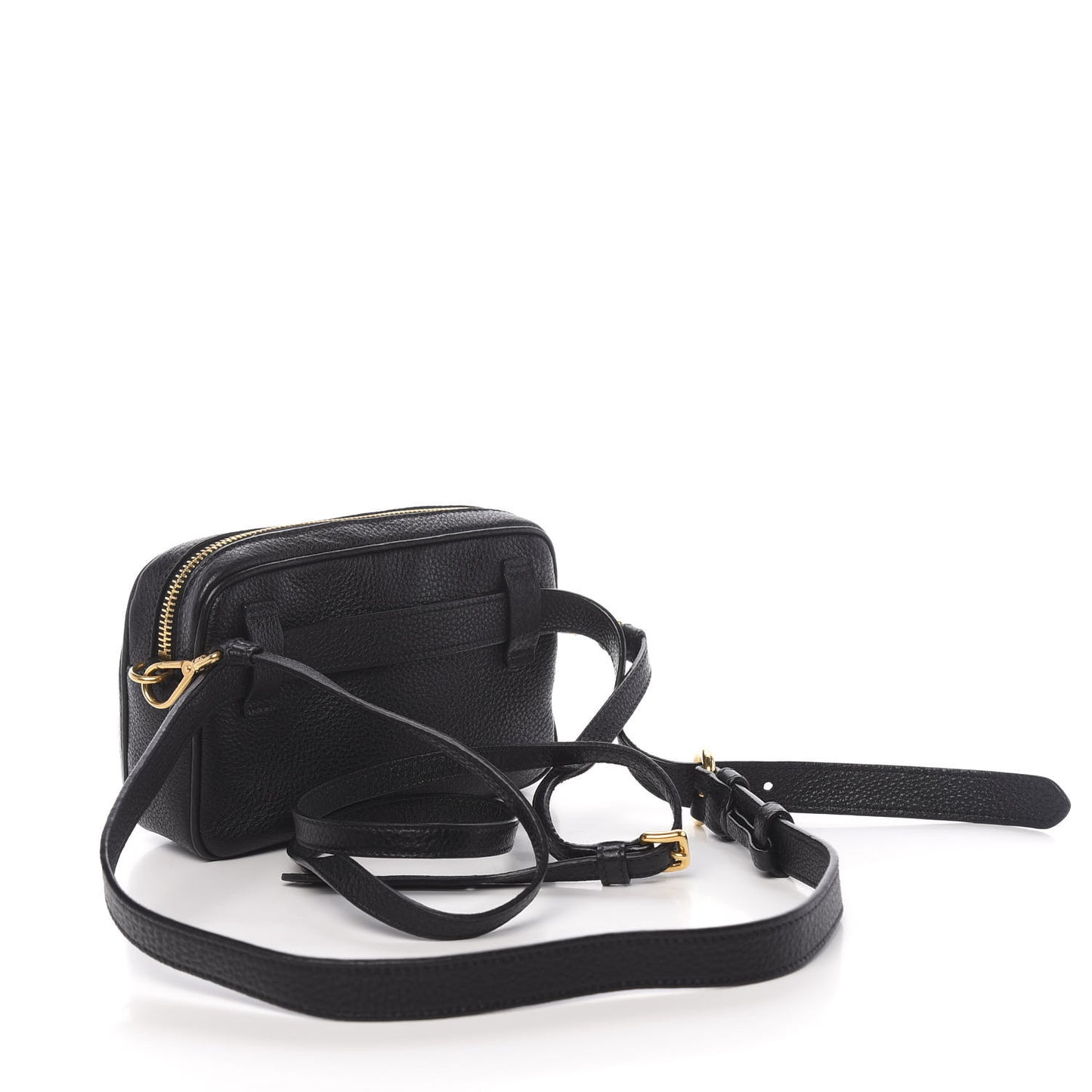 Vitello Daino Belt Bag Black
