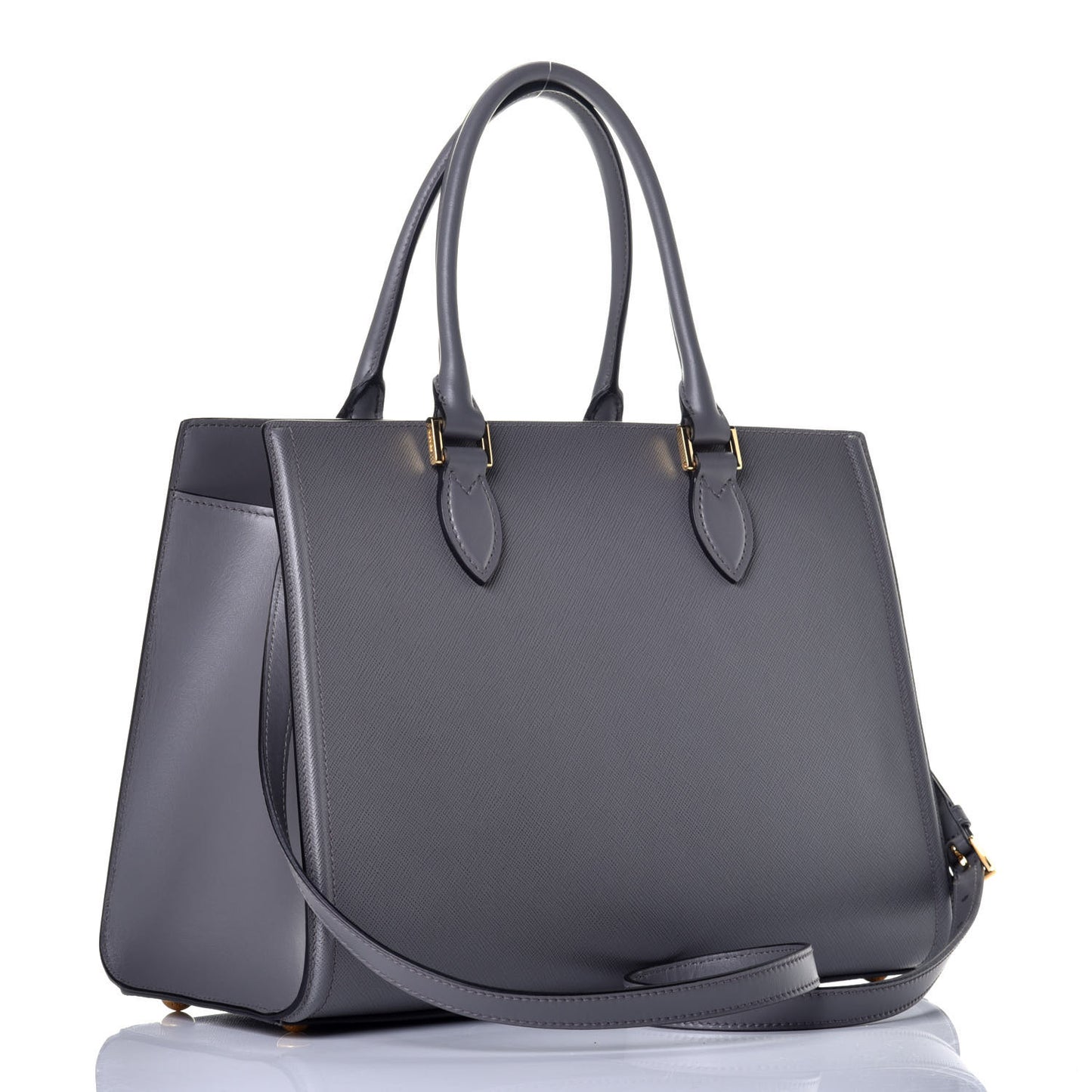 Saffiano Soft Calfskin Tote Marmo