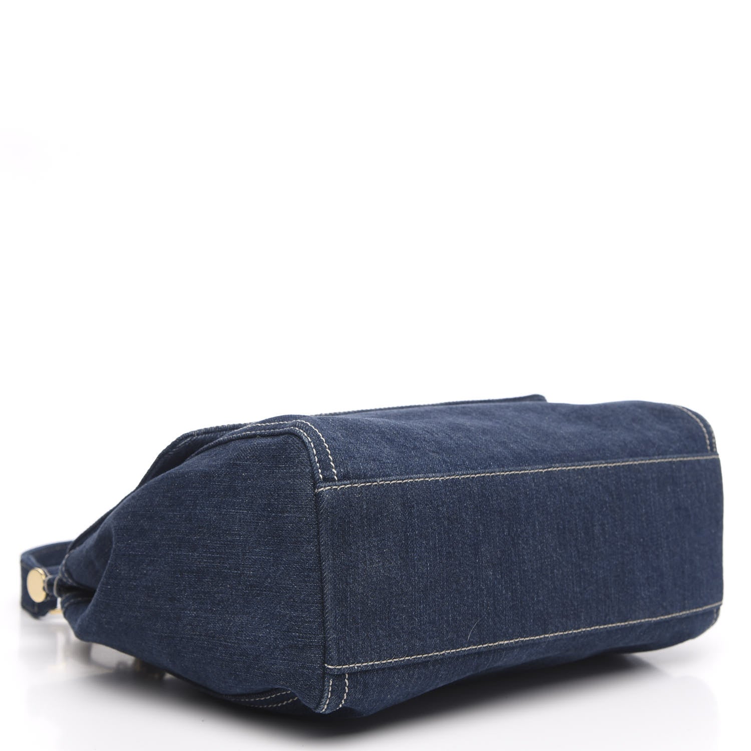 Dolce & Gabbana Denim Large Miss Sicily Satchel Blue 4 of 10