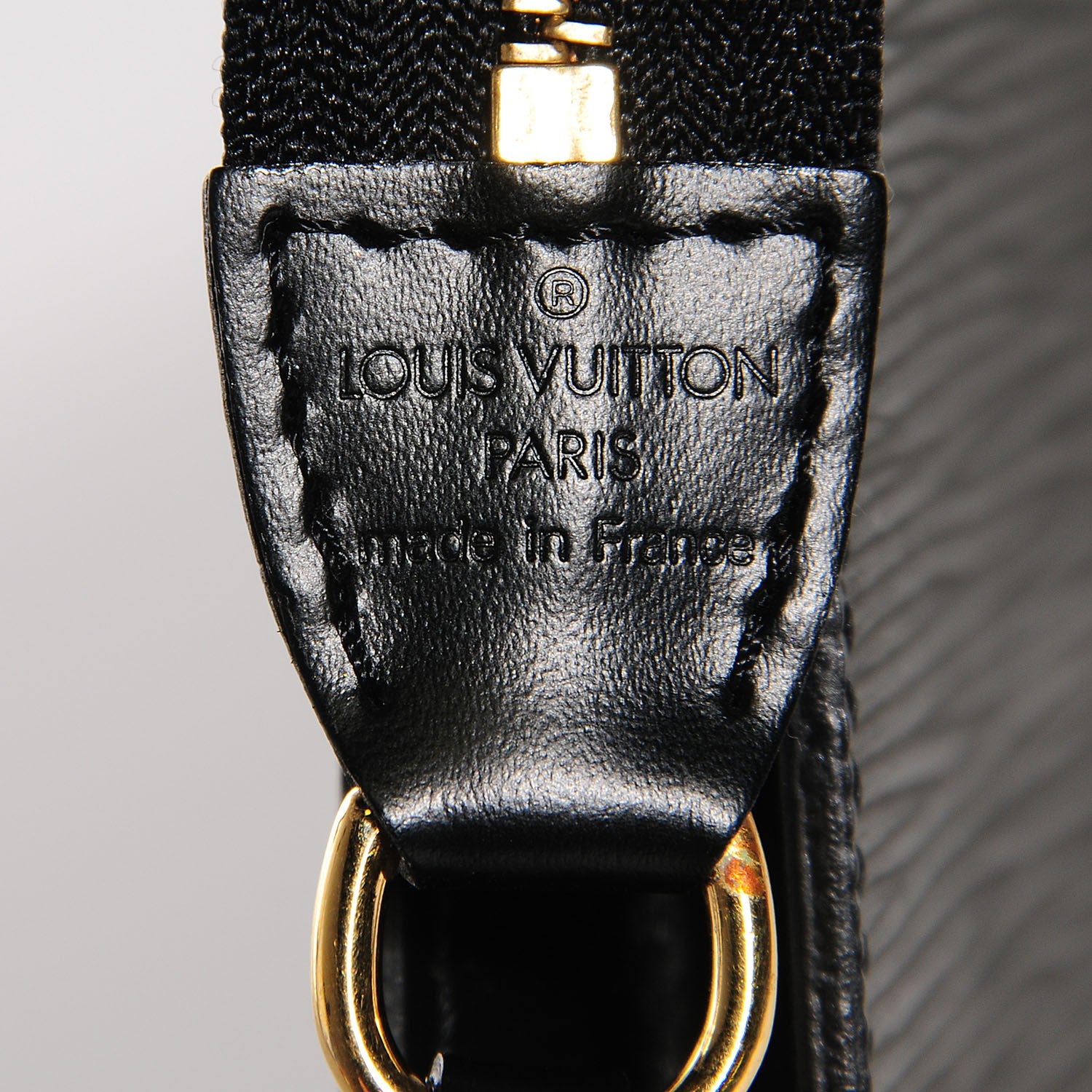 Louis Vuitton Epi Pochette Accessories 24 Black 7 of 17