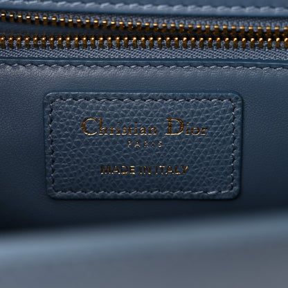 Christian Dior Grained Calfskin Embossed 30 Montaigne Chain Flap Bag Blue 6 of 12