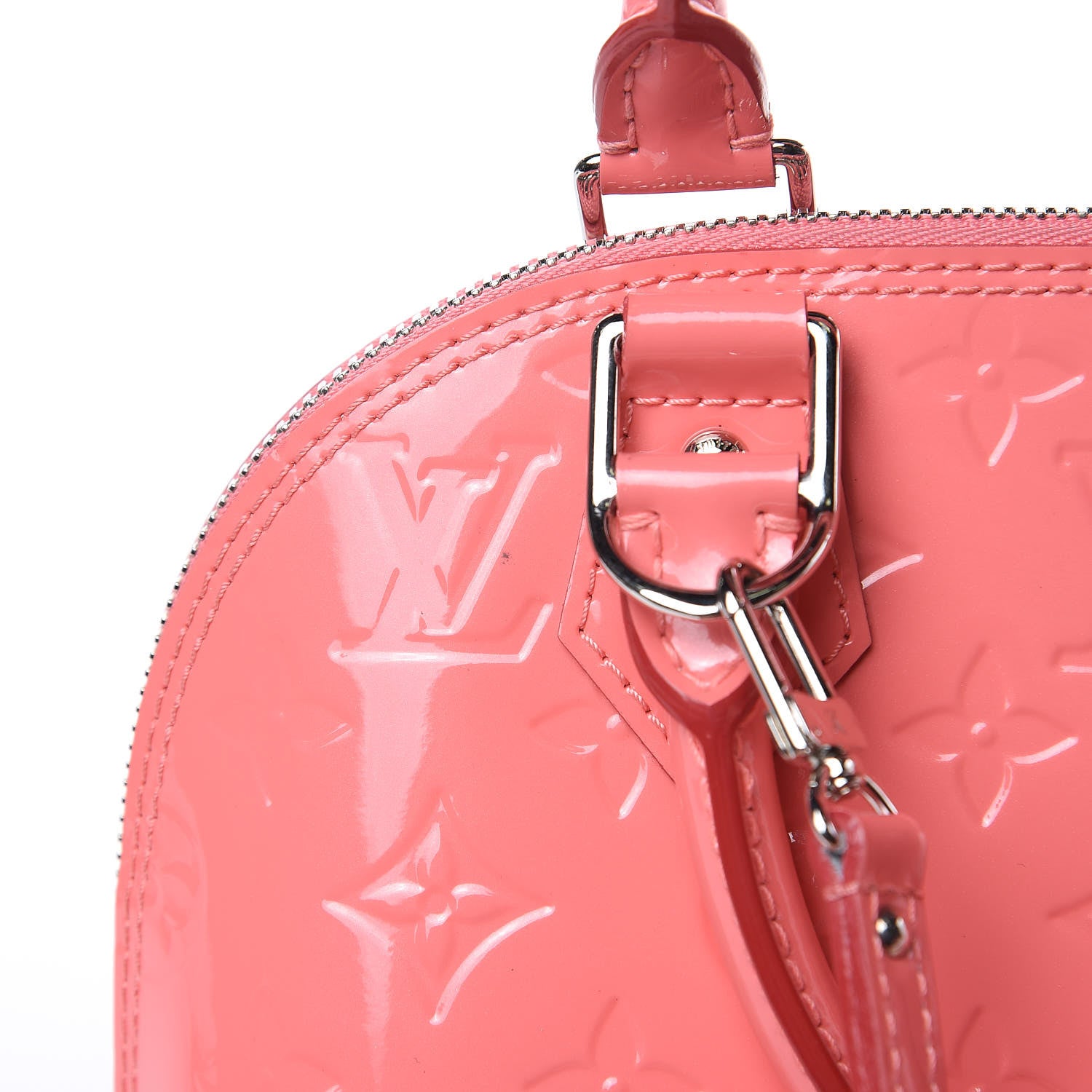 Louis Vuitton Vernis Alma BB Poppy 12 of 13