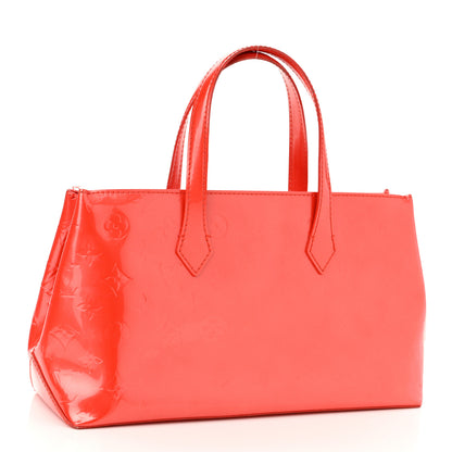Louis Vuitton Vernis Wilshire PM Orange Sunset 3 of 11