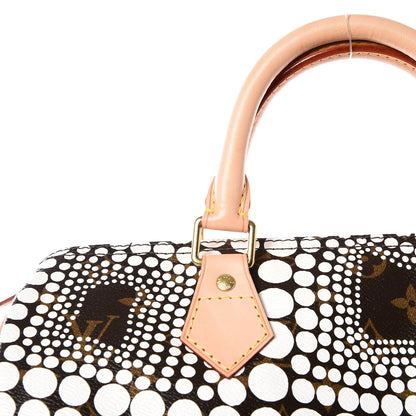 Louis Vuitton Monogram Kusama Town Speedy 30 White 11 of 11