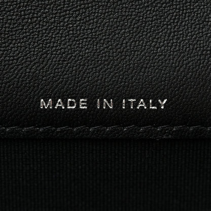 Chanel Lambskin Quilted Flap Card Holder Wallet So Black 7 of 9