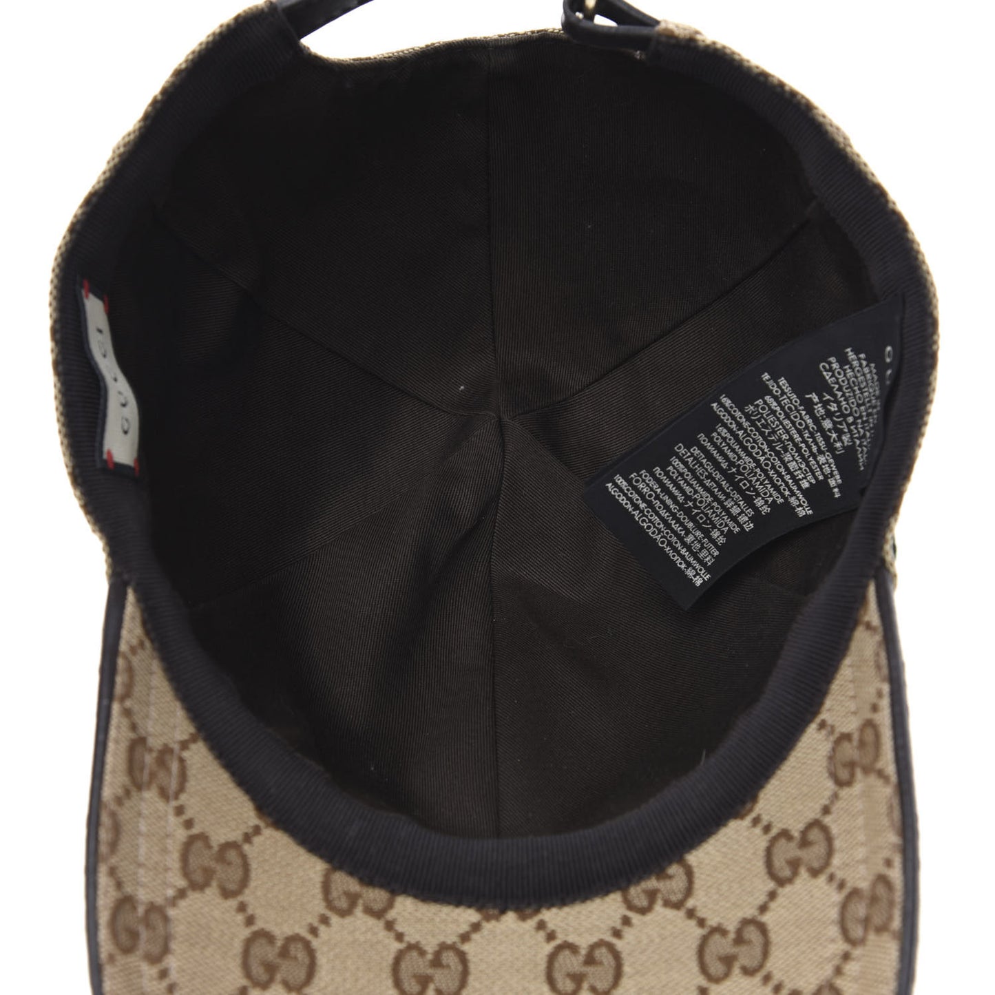 Monogram Web Baseball Hat S Beige Cocoa