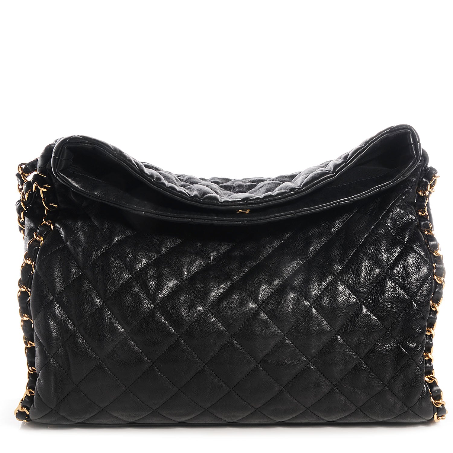 Chanel Calfskin Large Chain Me Hobo Black 1 of 7