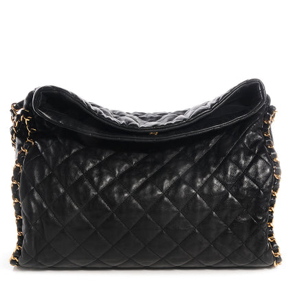 Chanel Calfskin Large Chain Me Hobo Black 1 of 7