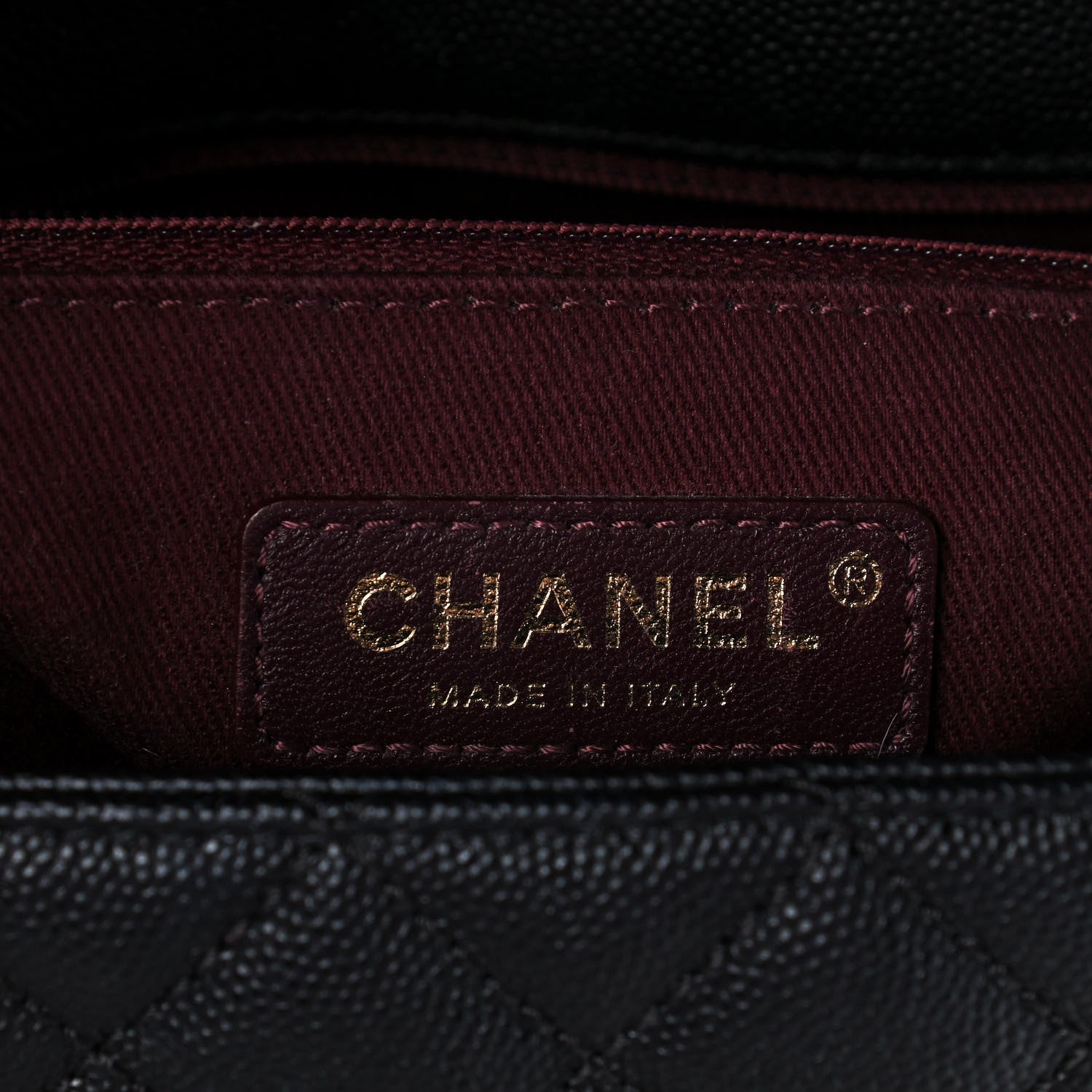Chanel Caviar Quilted Small Coco Handle Flap Black 6 of 10