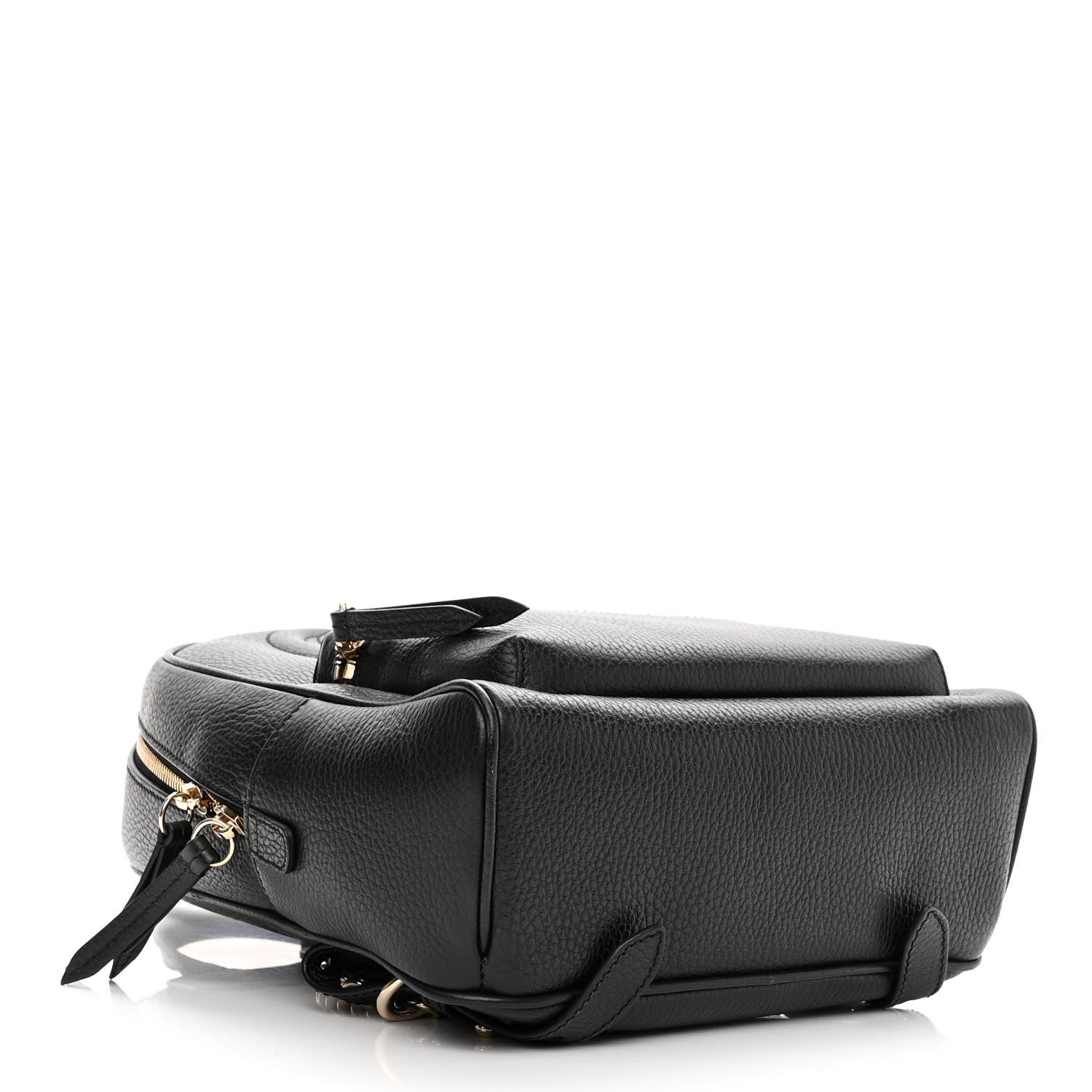 Gucci Pebbled Calfskin Soho Chain Backpack Black 4 of 10