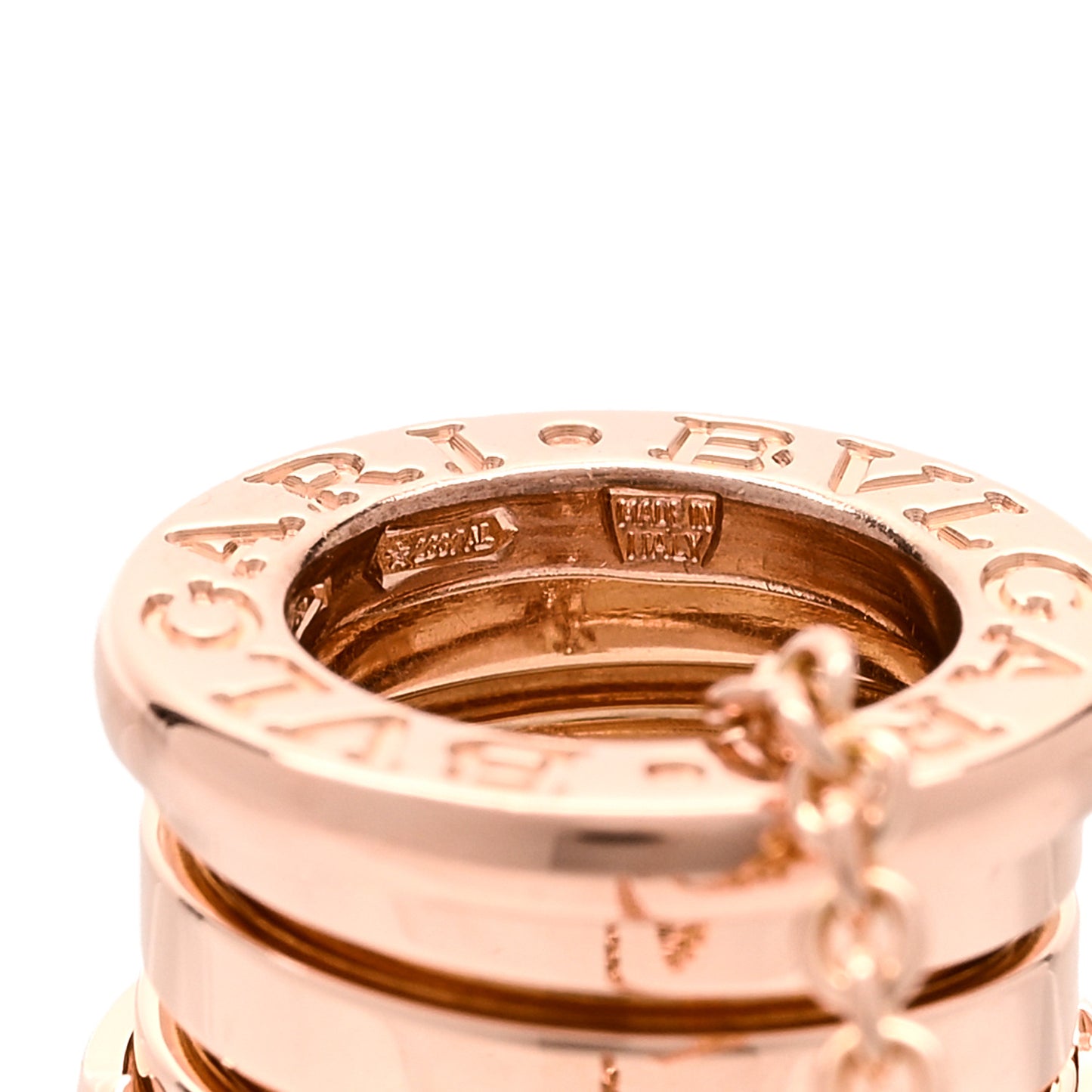 18K Rose Gold B.Zero1 Pendant Necklace