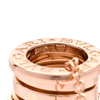 Bulgari 18K Rose Gold B.Zero1 Pendant Necklace 8 of 8