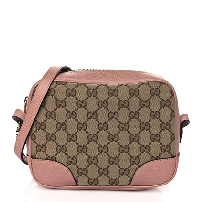 Gucci Monogram Mini Bree Messenger Bag Beige Soft Pink 1 of 12
