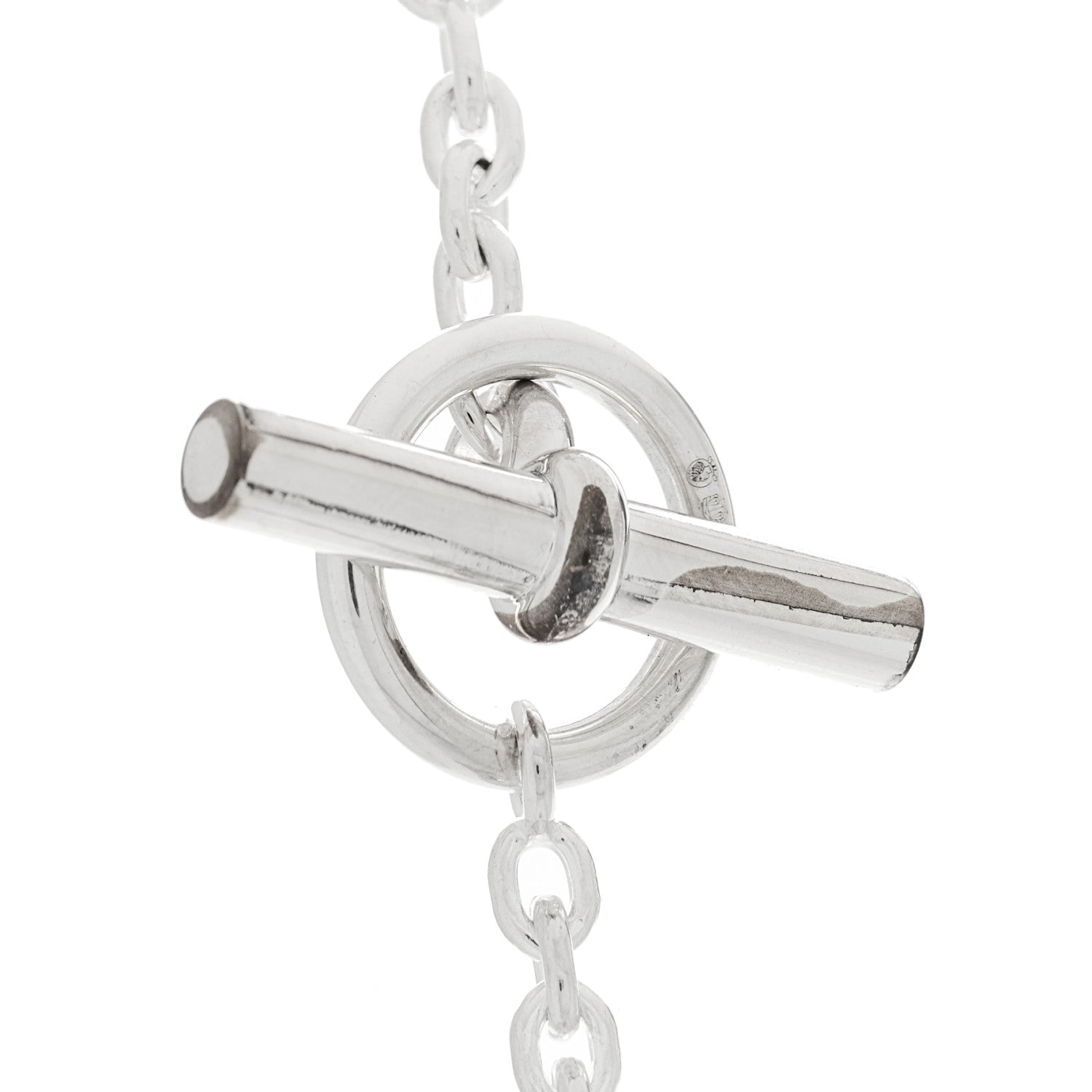 Hermes Sterling Silver Farandole Necklace 160 5 of 6
