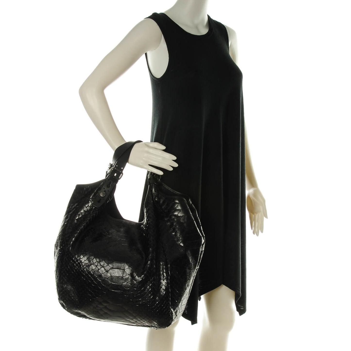Python Sacca Hobo Black